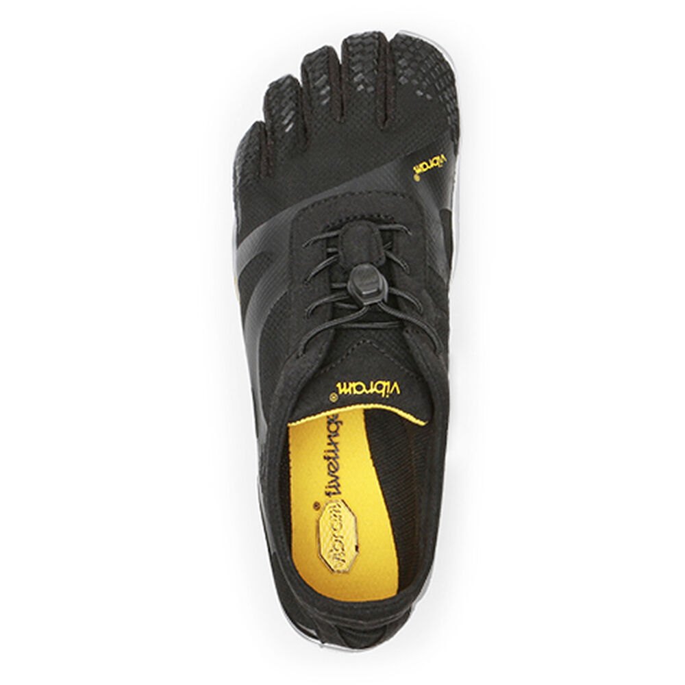 Vibram Five Fingers Womens Training Shoes - Black/White - KSO EVO - 16857-SIYG